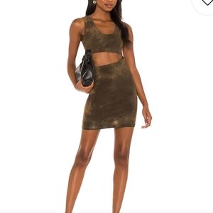 Cotton Citizen x REVOLVE Brisbane Cut Out Tank Dress in Toffee Haze
